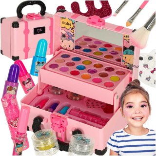 Kuferek zestaw kosmetyków do makijażu i paznokci makeup kosmetyki cienie lakiery walizka Kik Sp. z o. o. Sp. k.