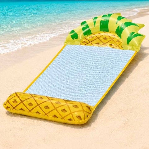 Materac dmuchany plażowy hamak wodny leżak fotel krzesło do pływania basenu ananas Kik Sp. z o. o. Sp. k.