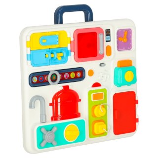 Tablica manipulacyjna sensoryczna montessori kuchnia zegar światło dźwięk Kik Sp. z o. o. Sp. k.