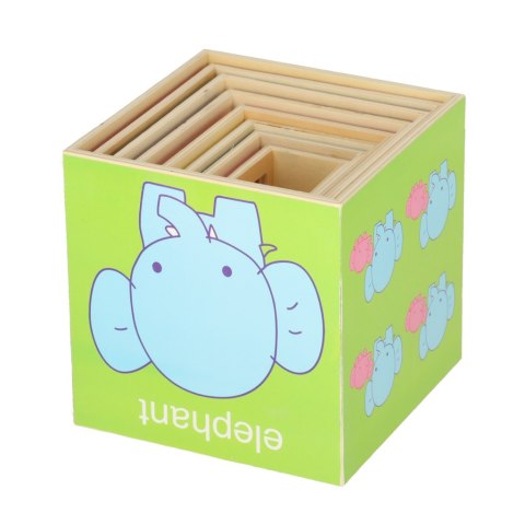 Wieża edukacyjna drewniana sorter kształty nauka liczenia 71cm XXL Kik Sp. z o. o. Sp. k.