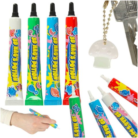 Klej magiczny UV światłoutwardzalny do robienia biżuterii 3D 4 sztuki zapas Kik Sp. z o. o. Sp. k.