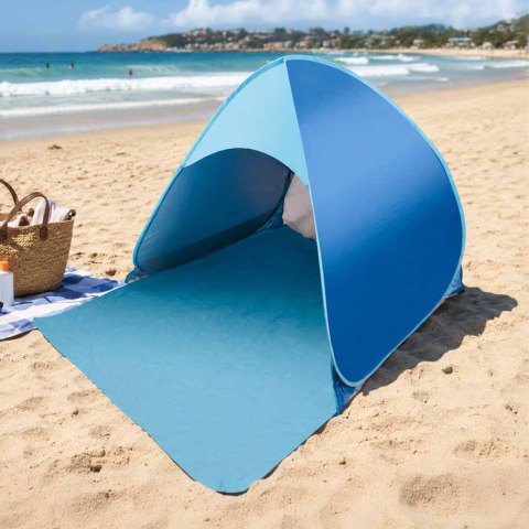 Namiot plażowy parawan samorozkładający na plażę ogród ogrodowy POPUP ochronny UV XXL Kik Sp. z o. o. Sp. k.
