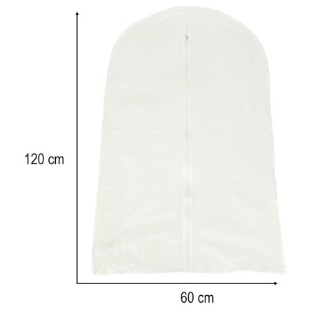 Pokrowiec na ubrania garnitur odzież ubrania przezroczysty 60 x 120 cm Kik Sp. z o. o. Sp. k.