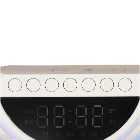 Lampka LED Gamingowa RGB głośnik ładowarka indukcyjna radio budzik zegar Kik Sp. z o. o. Sp. k.