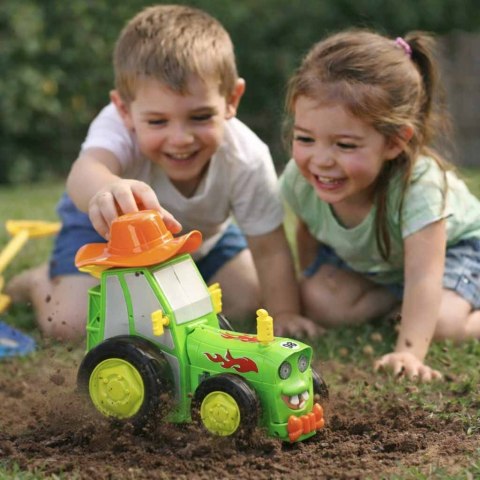 Traktor ciągnik zdalnie sterowany na pilota RC skaczący tańczący dźwięk zielony Kik Sp. z o. o. Sp. k.