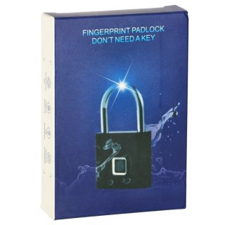 Kłódka zamek elektroniczny na odcisk palca wodoodporny inteligentny USB Kik Sp. z o. o. Sp. k.