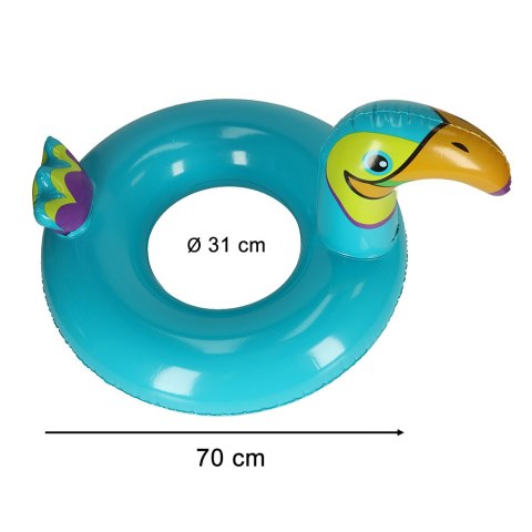 Kółko do pływania koło dmuchane tukan 70cm max 40kg Kik Sp. z o. o. Sp. k.