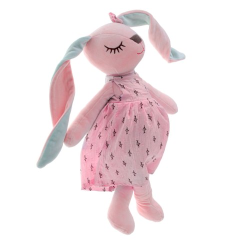 Maskotka pluszowa królik różowy 52cm Kik Sp. z o. o. Sp. k.