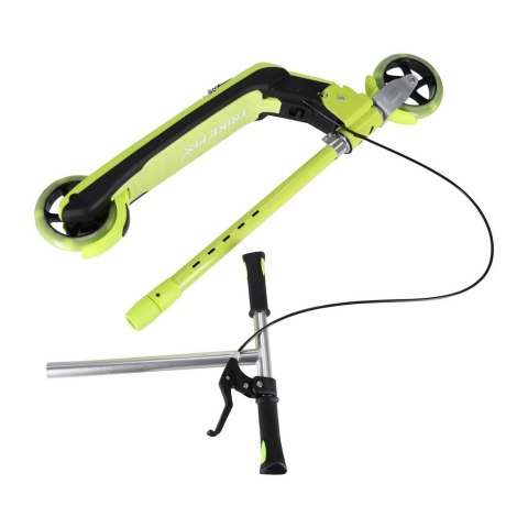 Hulajnoga dla dzieci TRIKE FIX dwukołowa LED składana podwójne hamulce neon zielony Kik Sp. z o. o. Sp. k.