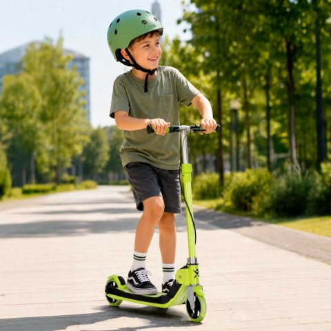 Hulajnoga dla dzieci TRIKE FIX dwukołowa LED składana podwójne hamulce neon zielony Kik Sp. z o. o. Sp. k.