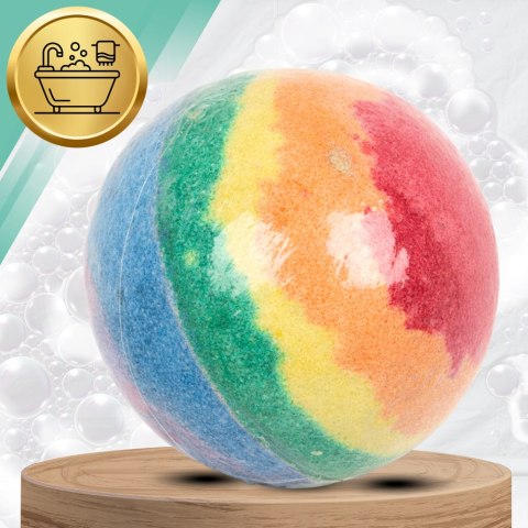 KULA DO KĄPIELI RAINBOW MUSUJĄCA BOMBA TĘCZOWA DLA DZIECI I DOROSŁYCH