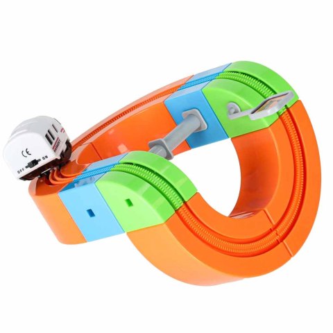 Klocki magnetyczne konstrukcyjne tor wyścigowy pociągi 100 elementów Kik Sp. z o. o. Sp. k.