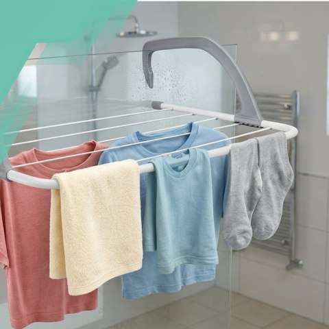 SUSZARKA NA KALORYFER PRANIE grzejnik balkon bieliznę ubrania zawieszana XL