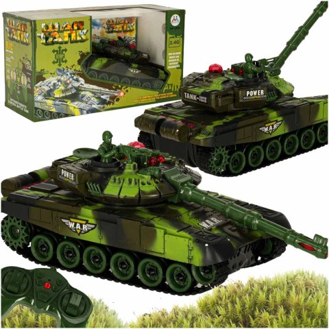 Czołg zdalnie sterowany na pilota RC War Tank 9993 2.4 GHz kamuflaż leśny Kik Sp. z o. o. Sp. k.