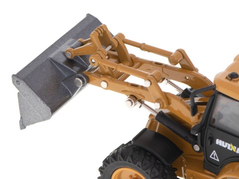 Koparka ładowarka metalowa z ruchomymi łyżkami Die-Cast H-toys 1704 1:50 Kik Sp. z o. o. Sp. k.