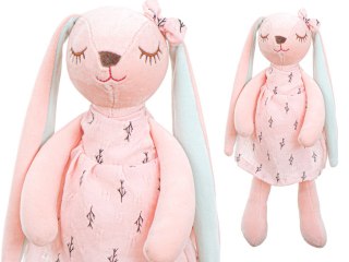 Maskotka pluszowa królik różowy 35cm Kik Sp. z o. o. Sp. k.