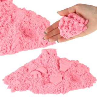 Piasek sensoryczny dla dzieci 1kg w woreczku różowy Kik Sp. z o. o. Sp. k.