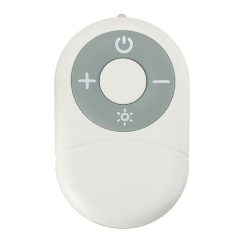 Wentylator biurkowy wiatrak stojący bezprzewodowy USB na pilot z lampką 4 poziomy mocy 18cm biały Kik Sp. z o. o. Sp. k.