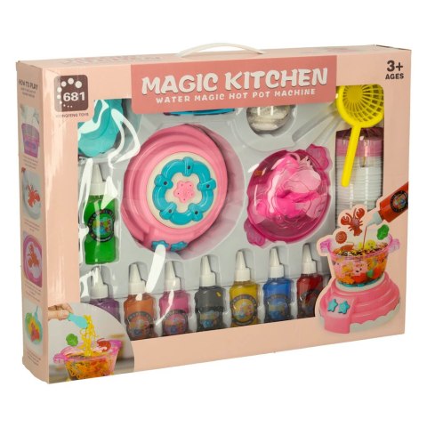 Zestaw kreatywny magiczna kuchnia 62el róż OUTLET Kik Sp. z o. o. Sp. k.