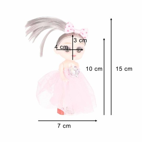 Lalki laleczki do domku dla lalek zestaw 4 sztuk 11 cm Kik Sp. z o. o. Sp. k.