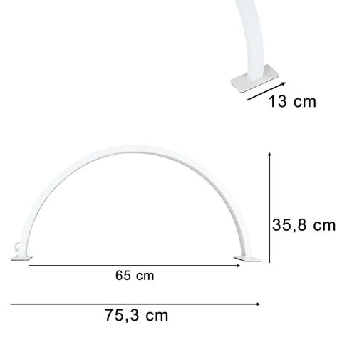 Lampa kosmetyczna LED bezcieniowa biurkowa do manicure paznokci łuk biała Kik Sp. z o. o. Sp. k.