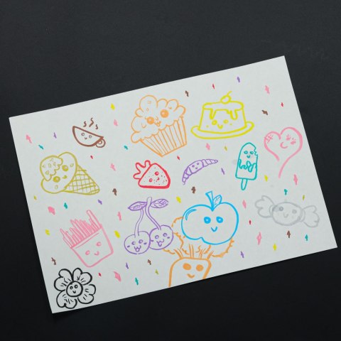 Markery akrylowe do tkanin kamieni pisaki flamastry mazaki wodoodporne DIY 12 szt. Kik Sp. z o. o. Sp. k.