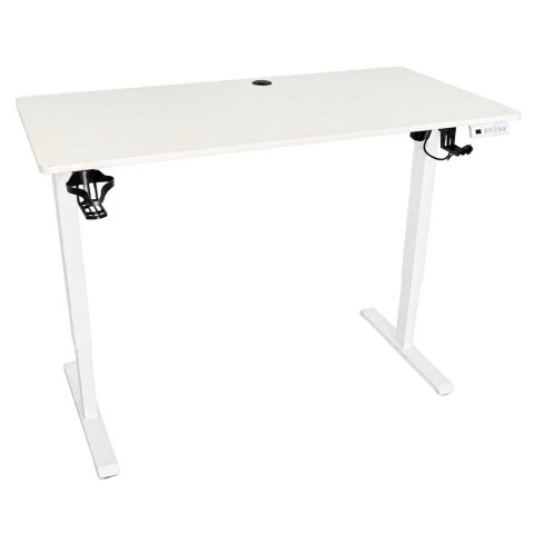 Biurko elektryczne regulowane pamięć panel sterowania 120x60cm białe Kik Sp. z o. o. Sp. k.