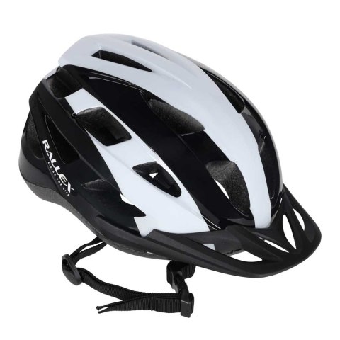 Kask rowerowy na rower RALLEX damski męski regulowany czarno-biały M 54-58cm SHANGHAI RALLEX INDUSTRIAL