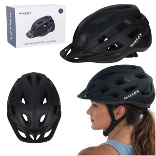 Kask rowerowy na rower RALLEX damski męski regulowany czarny M 54-58cm SHANGHAI RALLEX INDUSTRIAL
