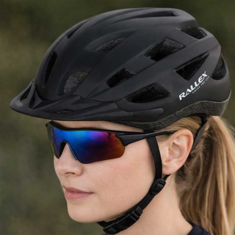 Kask rowerowy na rower RALLEX damski męski regulowany czarny M 54-58cm SHANGHAI RALLEX INDUSTRIAL