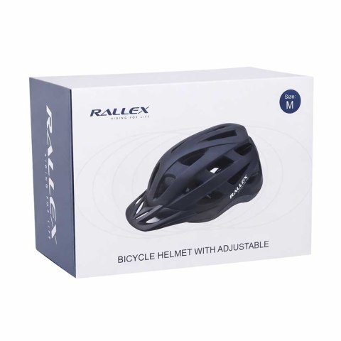 Kask rowerowy na rower RALLEX damski męski regulowany czarny M 54-58cm SHANGHAI RALLEX INDUSTRIAL