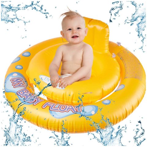 Kółko do pływania dla niemowląt koło pontonik dla dzieci dmuchany z siedziskiem pontonik INTEX max 15 kg 6-18miesięcy Kik Sp. z o. o. Sp. k.
