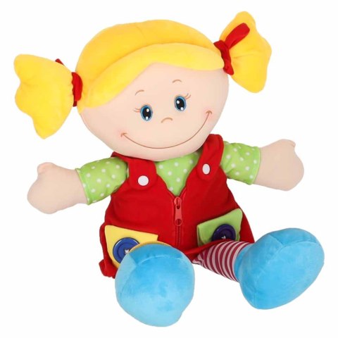 Lalka maskotka przytulanka zabawka edukacyjna nauka ubierania dziewczynka Kik Sp. z o. o. Sp. k.