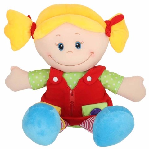 Lalka maskotka przytulanka zabawka edukacyjna nauka ubierania dziewczynka Kik Sp. z o. o. Sp. k.