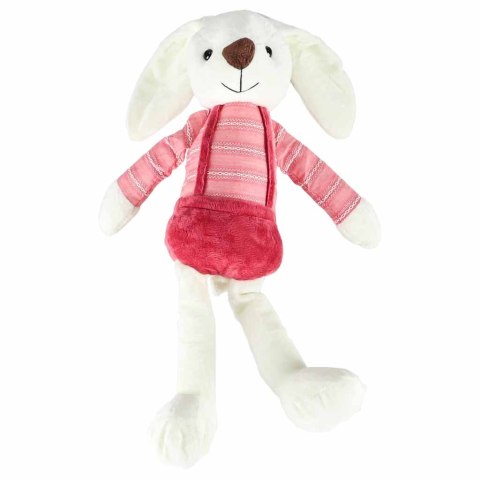 Maskotka pluszak przytulanka królik w czerwonych spodenkach 36 cm Kik Sp. z o. o. Sp. k.