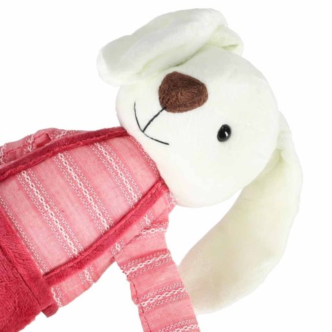 Maskotka pluszak przytulanka królik w czerwonych spodenkach 36 cm Kik Sp. z o. o. Sp. k.