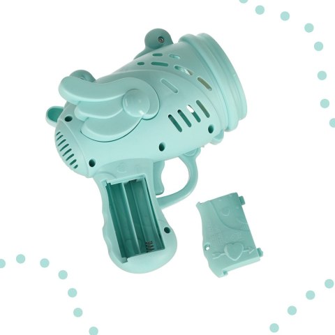 Pistolet do baniek mydlanych bańki mydlane ze skrzydłami niebieski Kik Sp. z o. o. Sp. k.