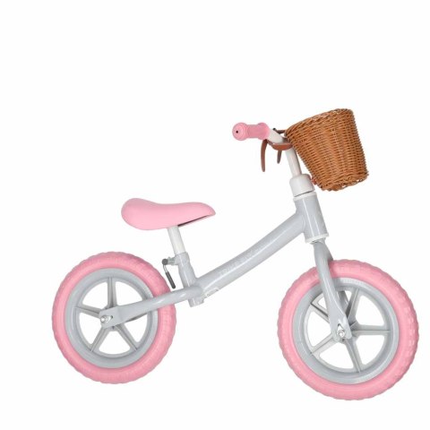 Rowerek biegowy Trike Fix Balance z koszykiem różowy Kik Sp. z o. o. Sp. k.