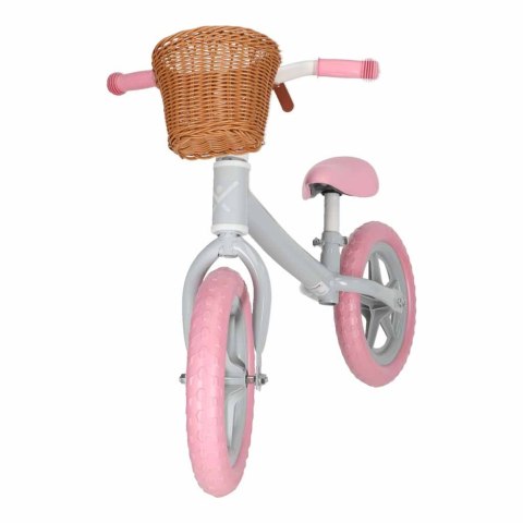 Rowerek biegowy Trike Fix Balance z koszykiem różowy Kik Sp. z o. o. Sp. k.