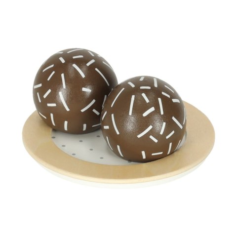 Serwis kawowy drewniany naczynia dla dzieci zestaw kuchenny do herbaty taca filiżanki OUTLET Kik Sp. z o. o. Sp. k.
