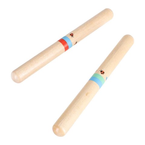 Instrumenty drewniane muzyczne dla dzieci trójkąt pałeczki harmonijka ustna tarka Kik Sp. z o. o. Sp. k.