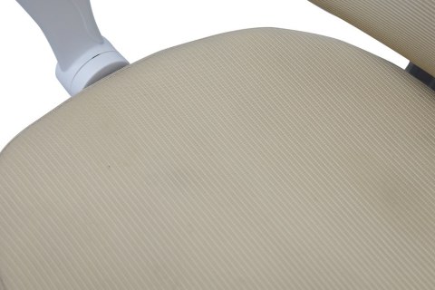 Krzesło do biurka dla dziecka fotel ergonomiczny obrotowy regulowany beżowy Kik Sp. z o. o. Sp. k.