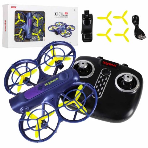 Dron RC Syma X40W FPV WiFi 2.7K HD Zawis 360° Kamera USB 6AXIS Kik Sp. z o. o. Sp. k.