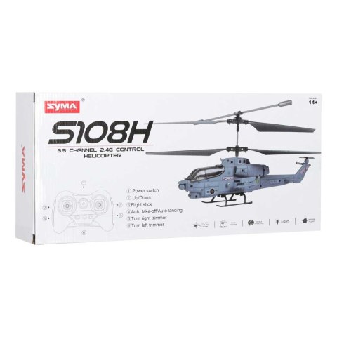 Helikopter RC Syma S108H 2.4G LED auto start stabilizacja lotu USB Kik Sp. z o. o. Sp. k.