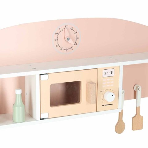 Kuchnia dla dzieci drewniana MDF MODERN CLASSIC akcesoria 82cm różowa Kik Sp. z o. o. Sp. k.