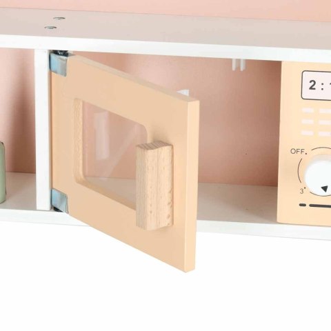 Kuchnia dla dzieci drewniana MDF MODERN CLASSIC akcesoria 82cm różowa Kik Sp. z o. o. Sp. k.