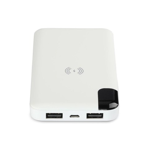 Power Bank V-TAC 8000mAh Indukcja Wyświetlacz Biały STOJAK V-TAC Europe Ltd