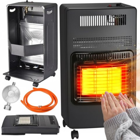 Przenośny piecyk gazowy na butlę 3 tryby mocy ThermoGo 4.2 kW HaloFuture