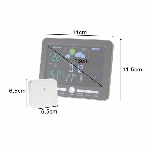 Stacja pogodowa pogody termometr higrometr zegar alarm USB Kik Sp. z o. o. Sp. k.