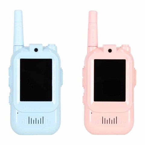 Walkie talkie krótkofalówki dla dzieci kamera funkcja wideo niebieski-różowy Kik Sp. z o. o. Sp. k.